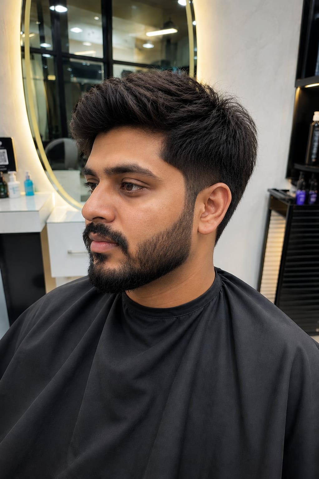After hair colour transformation at Urban Cuts Family Salon