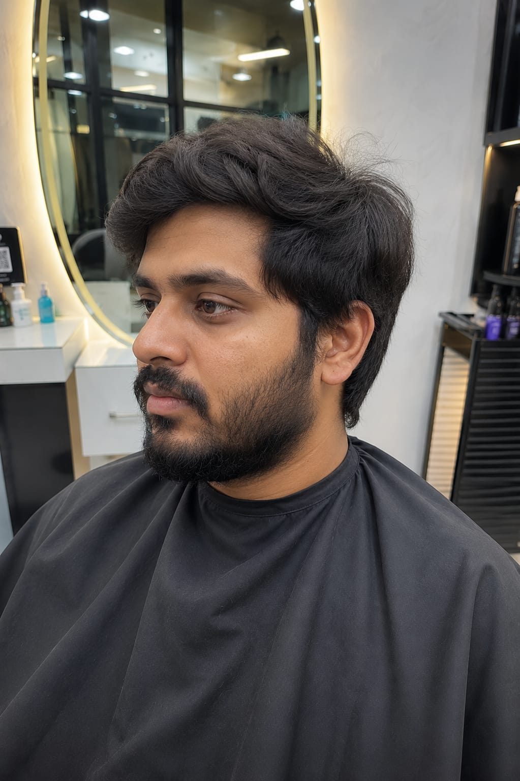 Before hair colour transformation at Urban Cuts Family Salon
